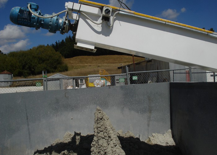 無軸螺旋輸送機(jī)現(xiàn)場